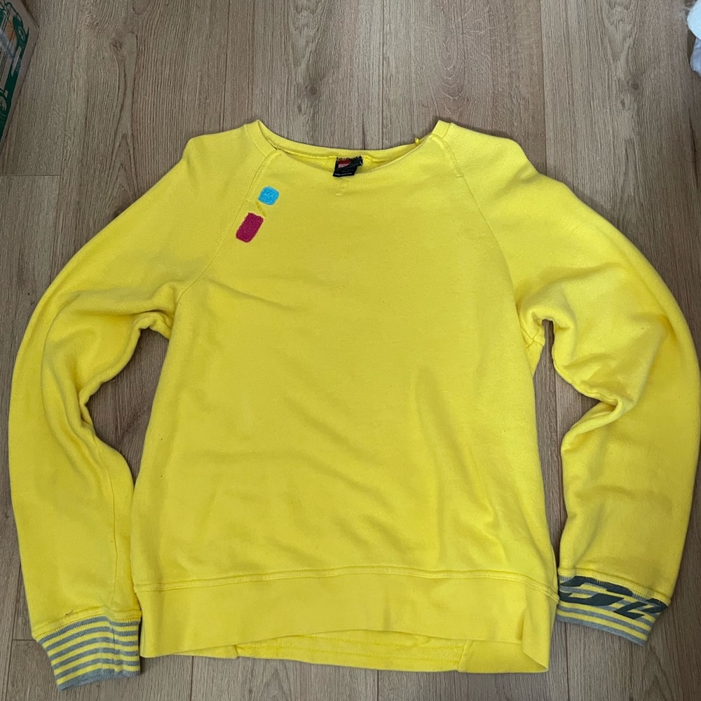 DIESEL Yellow Crew Neck Sweater